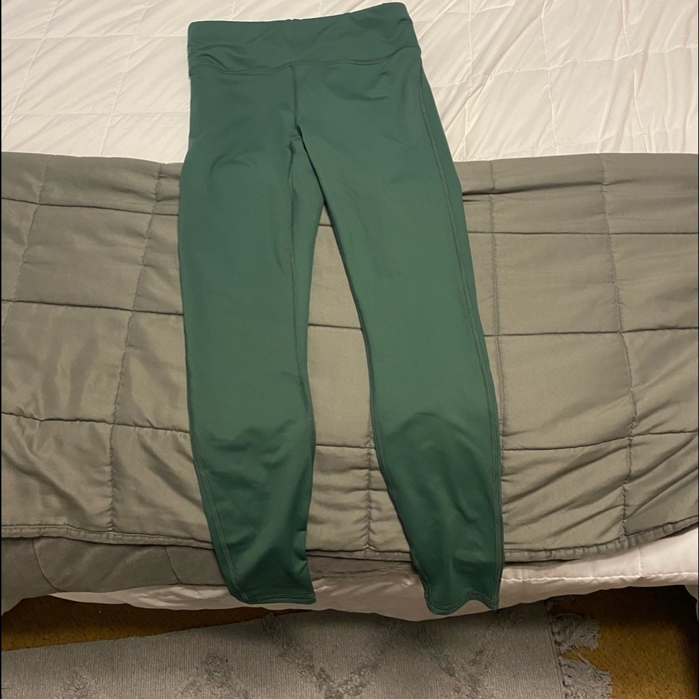Green Fabletics leggings